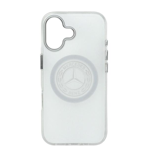 メルセデスベンツ iPhone 17 IML バックカバー ビンテージロゴ ホワイト マグセーフ対応...