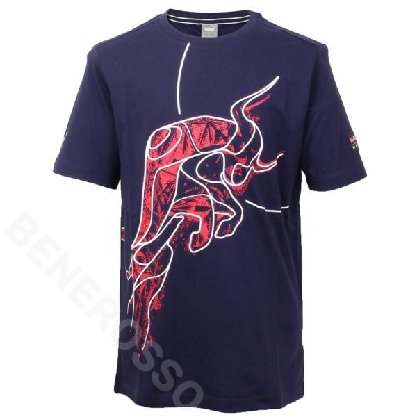 PUMA レッドブルレーシング ダイナミックブル Tシャツ ネイビー 533264-01