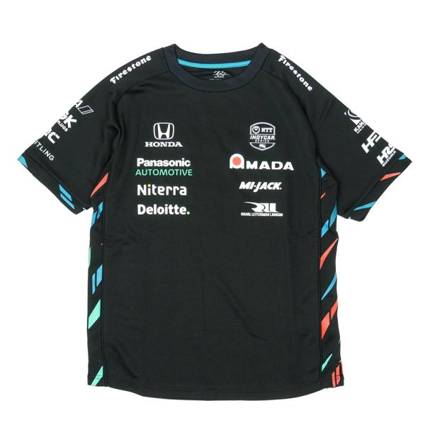 佐藤琢磨 TS ドライバーズ Tシャツ 2025 ブラック TS-2502