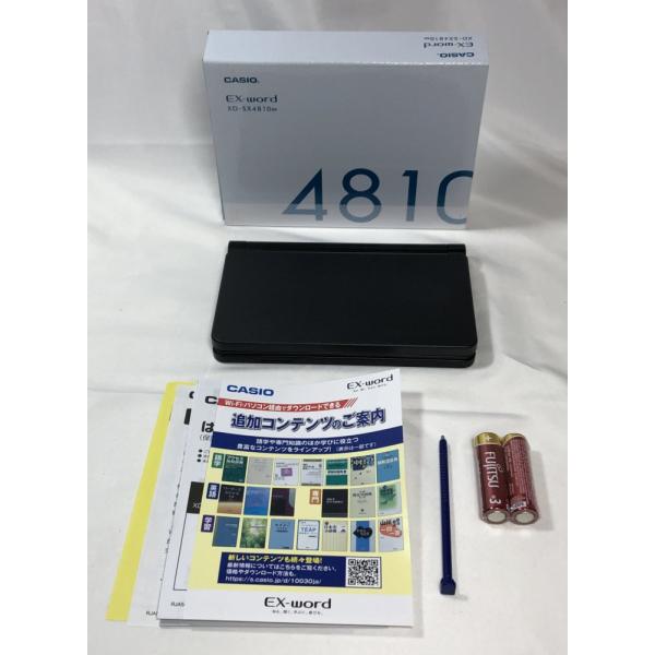 (展示品)カシオ(CASIO) XD-SX4810BK ブラック  EX-word エクスワード 高...