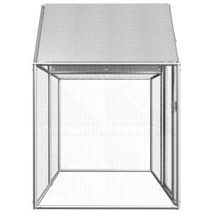 鶏小屋 2x1x1.5 m 亜鉛メッキ鋼製の詳細画像5