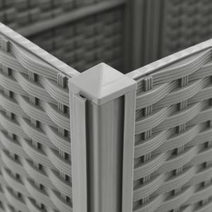 レイズドベッド ライトグレー 160x40x3...の詳細画像5