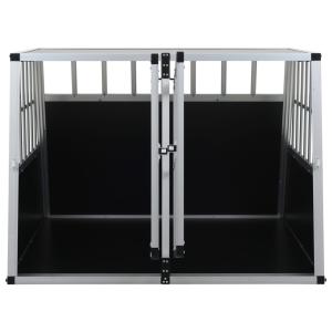 犬用ケージ 両開きドア付き 94x88x69cmの詳細画像3
