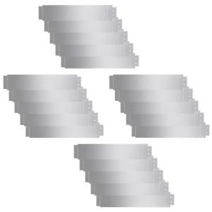 芝生フェンス 20点セット 亜鉛メッキ鋼製 100x20cm