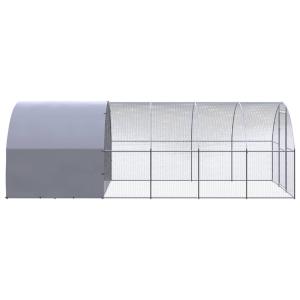屋外鶏小屋 3x6x2 m 亜鉛メッキ鋼製の詳細画像3