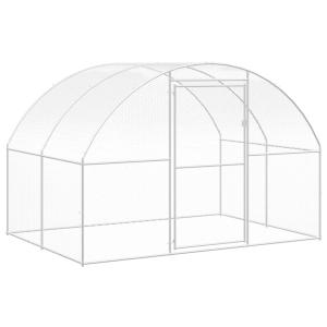屋外鶏小屋 3x6x2 m 亜鉛メッキ鋼製の詳細画像4