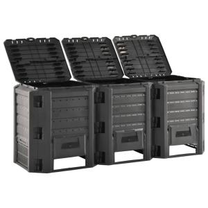ガーデン堆肥箱 ブラック 1200Lの商品画像