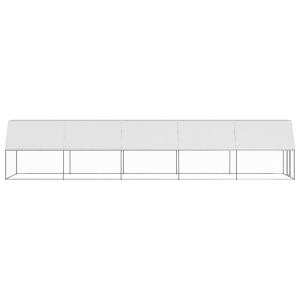 屋外鶏小屋 2x10x2m 亜鉛メッキ鋼製の詳細画像2