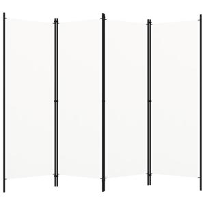 間仕切り 4枚パネル り ホワイト 200x180cm