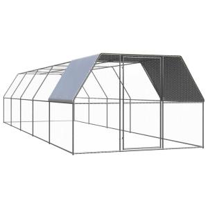鶏小屋 3x10x2m 亜鉛メッキ鋼製の商品画像