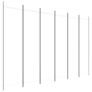 6枚組パネル 間仕切り ホワイト 300x20...の詳細画像2