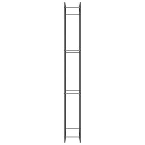 薪ラック マットブラック 80x28x222c...の詳細画像3