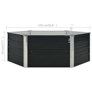 レイズドガーデンプランター 129x129x4...の詳細画像5