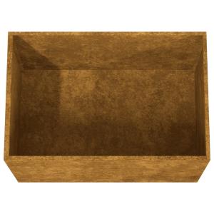 プランター ― 62x47x46 cm コルテン鋼の詳細画像5