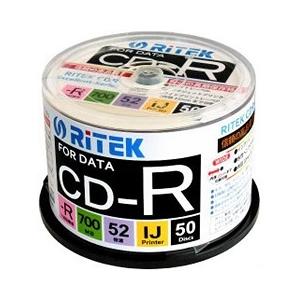 【新品】Ri-JAPAN RITEK CD-R700EXWP.50RT C CD-R 50枚 スピン...