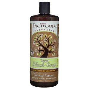 DR. WOODS ブラックソープ ココナッツパパイヤ w/シアバター 942ml(32 oz)