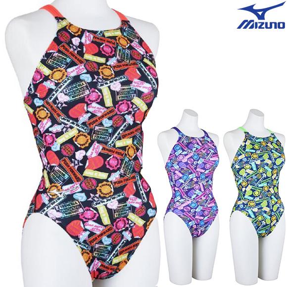 25春夏 MIZUNO ミズノ エクサースーツ N2MAC285 レディス ミディアムカット 練習水...