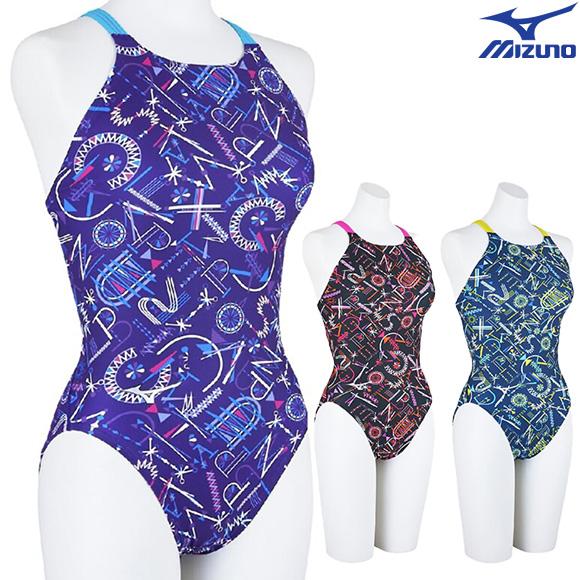 25春夏 MIZUNO ミズノ エクサースーツ N2MAC785 レディス ミディアムカット 練習水...