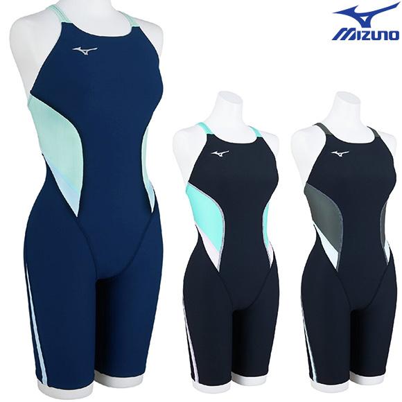 25秋冬 MIZUNO ミズノ エクサースーツ N2MGB764 レディス ハーフスーツ 練習水着 ...