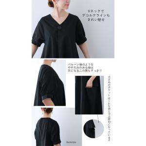 ワンピース ワンピ ロングワンピース 半袖 ブ...の詳細画像4