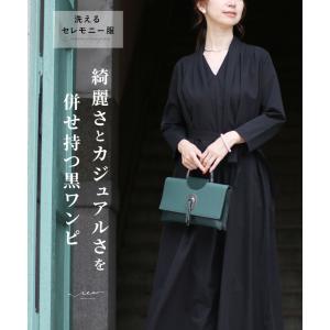 ワンピース ワンピ 黒 黒ワンピース ブラック セレモニー セミフォーマル 長袖 レディース ミセス 婦人服 服 Vieo ヴィオ 40代 50代 60代｜Vieo