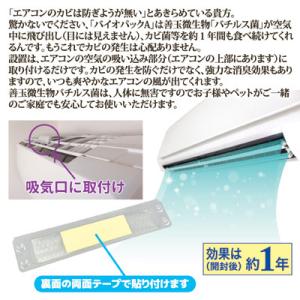 エアコン 防カビ 防臭 バイオパックA カビ防...の詳細画像2