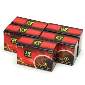 送料無料 5箱セット(75袋) G7 ブラック 15袋入×5箱セット ベトナムコーヒー インスタント チュングエン｜ベトナム珈琲豆屋 Yahoo!店