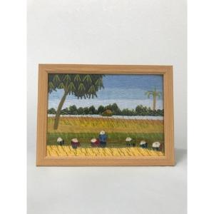 SALE 10%OFF】ベトナム 刺繍絵 全面手刺繍 刺繍画 ハンドメイド