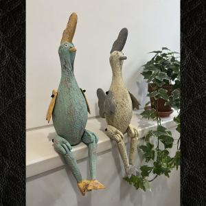 ウッドアニマルトイ 動物オブジェ 木彫り人形 インテリア 干支