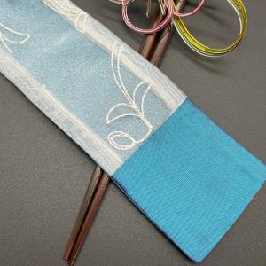 タフタシルク お箸の入れ物 お箸入れ 巾着 ペ...の詳細画像3