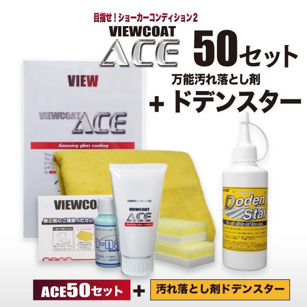 ACE+汚れ落とし剤 「コーティング剤 ACE 50g ＋ ドデンスターセット」 カーコーティング ...