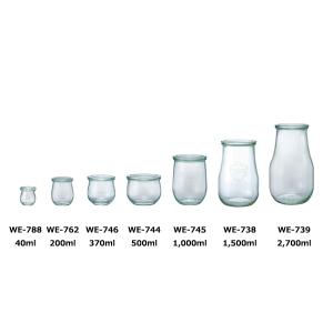 WECK チューリップシェイプ 370ml ウ...の詳細画像3
