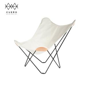 BKF バタフライ チェア Butterfly Chair マリポサ Cuero クエロ キャンバス ホワイト 白 麻 布 インテリア シック 高級 ブランド ウッドデッキ