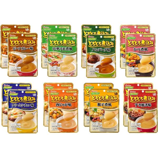 やさしくラクケア とろとろ煮込みアソートセット　介護食 レトルト おかず ギフト 詰め合わせ