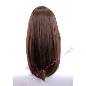 ウィッグ コスプレ ミディアム 50cm ナチュラルブラウン コスプレウィッグ フルウィッグ ネット付き 耐熱 あすつく対応 Www Arilab Com Tr Index Php