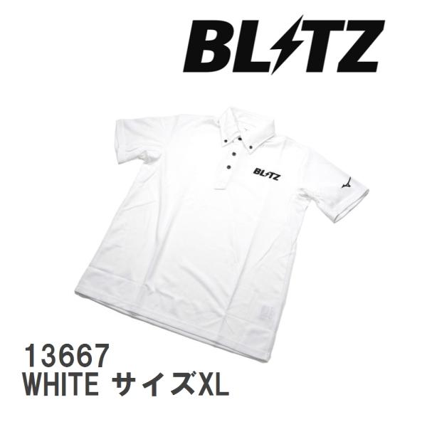 【BLITZ/ブリッツ】 BLITZ MIZUNO DRY Polo Shirt WHITE サイズ...