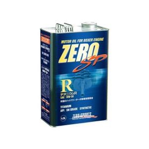 【ZERO SPORTS/ゼロスポーツ】 ZERO SP チタニウムエンジンオイル R 4.5L缶 10W-50 [0826011]｜vigoras