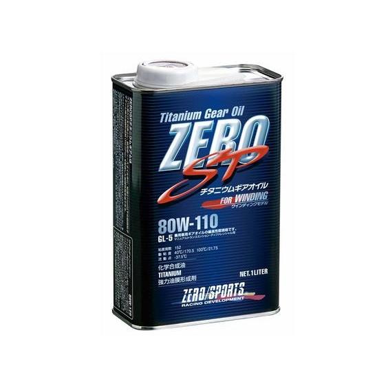 【ZERO SPORTS/ゼロスポーツ】 ZERO SP チタニウムギアオイル 1L缶 80W-11...