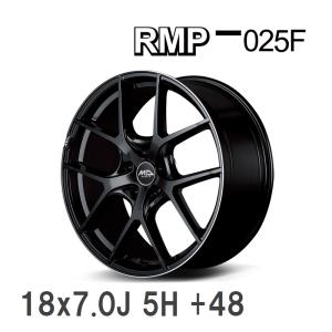 RMP MID 025F 18インチ 8J インセット42 5穴 PCD 114.3 セミグロス