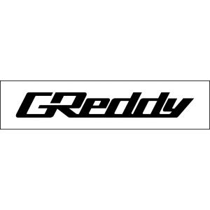 【TRUST/トラスト】GReddy グレッディステッカー(抜き文字) M 357×50 ネイビーブ...