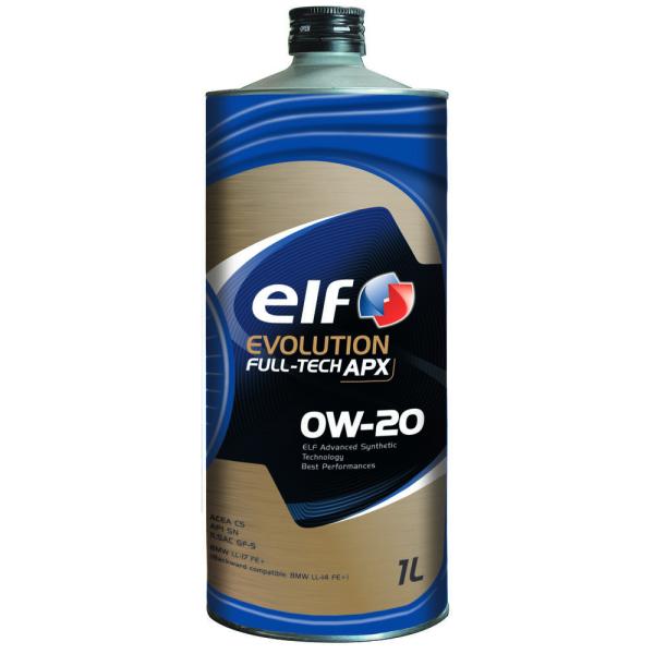 【elf/エルフ】 エンジンオイル EVOLUTION FULL-TECH APX 0W-20 1L...