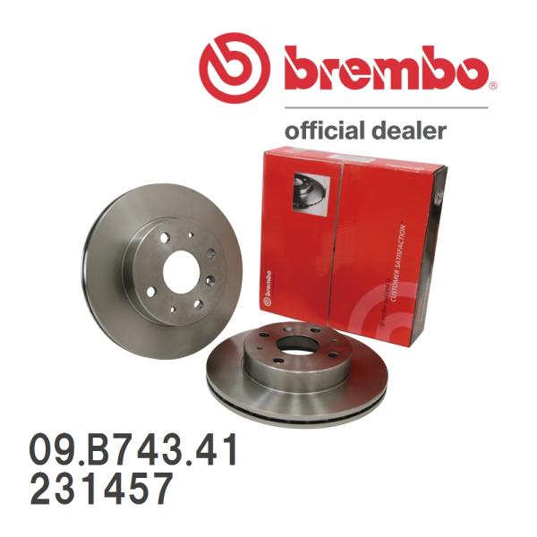 brembo ブレーキローター 09.B743.41 MERCEDES BENZ R231 (SL)...