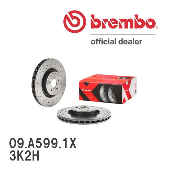 brembo エクストラブレーキディスク 09.A599.1X ALPINA E92 3K2H 07...