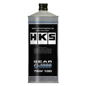 【HKS】 ギアオイル・デフオイル G-1000 100% SYNTHETIC 75W 100相当 ...