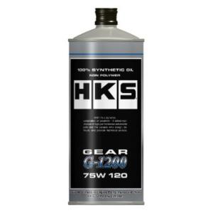 【HKS】 ギアオイル・デフオイル G-1200 100% SYNTHETIC 75W 120相当 ...