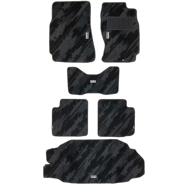 【HKS】 フロアマット&amp;ラゲッジマット ニッサン スカイラインGT-R BCNR33 [53001...