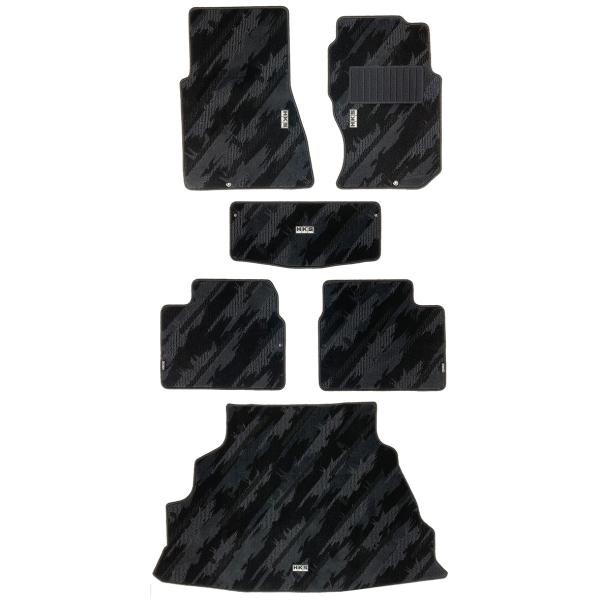 【HKS】 フロアマット&amp;ラゲッジマット ニッサン スカイラインGT-R BNR32 [53001-...