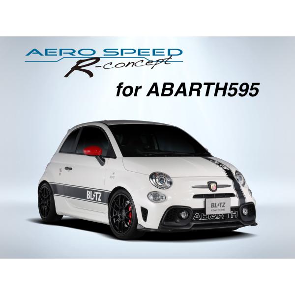 【BLITZ/ブリッツ】 AERO SPEED R-Concept for ABARTH595 Fr...