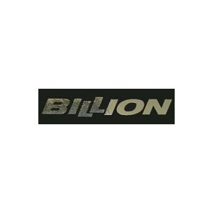 【BILLION/ビリオン】BILLIONロゴステッカー ミラー(メッキ調) 小 140mm×22m...