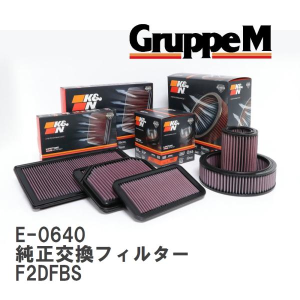 【GruppeM】 K&amp;N 純正交換フィルター アウディ A7 F2DFBS 20- [E-0640...